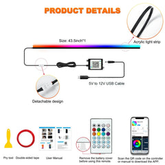 fixy-ambient-lighting-kit-contents-1 in 1 APP Remote