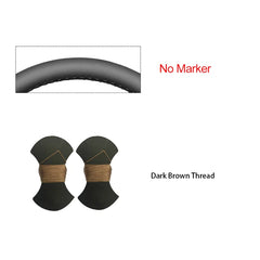 Horse bridle with dark brown thread and no marker on a white background